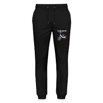 PROFESSIONAL WHEEL - Stanley/Stella Mover Unisex Organic Jogging Trousers - black - Front - Marisol (170cm) & Nik (191cm)