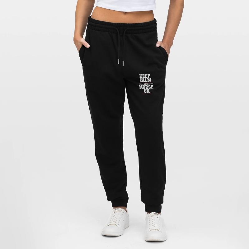 Morsecode Morse Code Keep Calm And Morse On Pantalon de jogging bio MOVER Stanley/Stella unisexe