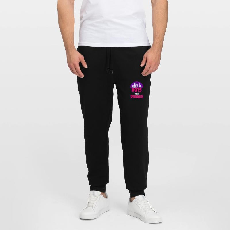 Morsecode Morse Code Points et tirets Pantalon de jogging bio MOVER Stanley/Stella unisexe