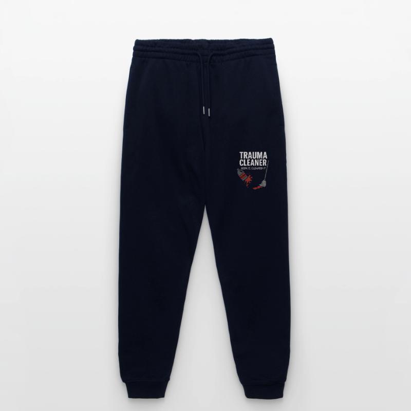 Forensic Cleaner Dark Humor Crime Scene Biohazard Stanley/Stella Mover Unisex Organic Jogging Trousers