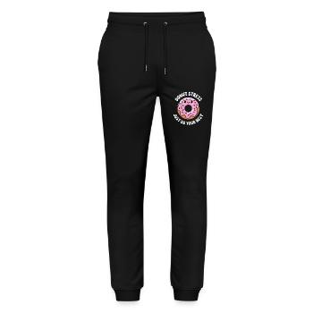 Donut Stress Just Do Your Best - Stanley/Stella Mover Unisex Organic Jogging Trousers - black - Front - Marisol (170cm) & Nik (191cm)