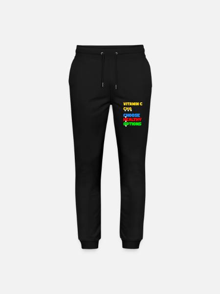 C-vitamin Välj hälsosamma alternativ - Ekologiska joggingbyxor Mover unisex från Stanley/Stella - svart