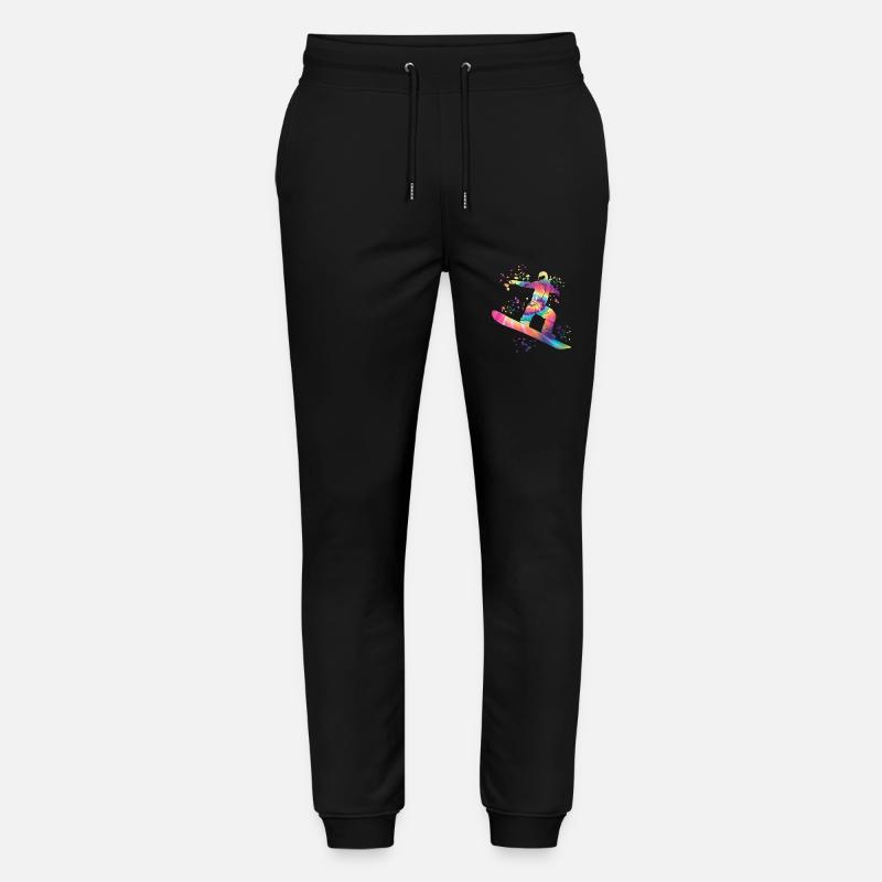 Snowboarder Snowboarding Snowboard - Pantalon de jogging bio MOVER Stanley/Stella unisexe - noir
