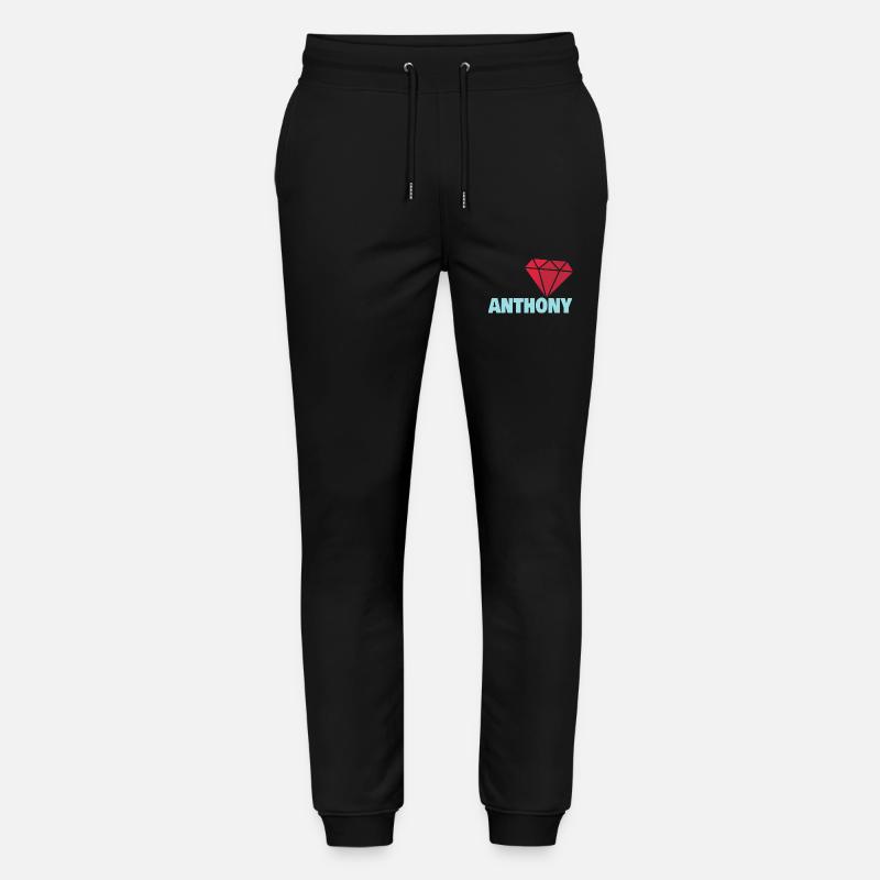 Anthony als Edel - Stanley/Stella Unisex Bio Jogginghose Mover  - Schwarz
