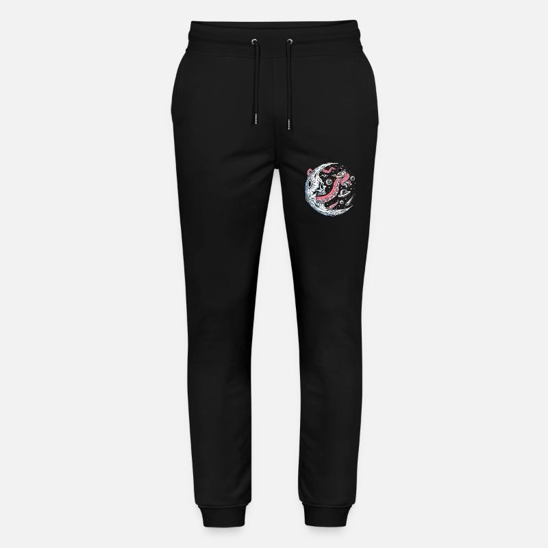 Space Battle with Alien Tentacles - Stanley/Stella Unisex Bio Jogginghose Mover  - Schwarz