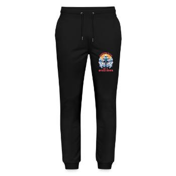 Aerobatic Pilots Do It Upside Down Glider Pilot - Stanley/Stella Unisex Bio Jogginghose Mover  - Schwarz - Vorne - Marisol (170cm) & Nik (191cm)