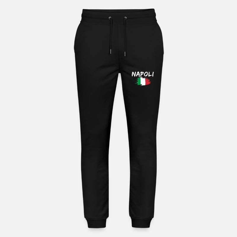 Naples Italie Drapeau Naples - Pantalon de jogging bio MOVER Stanley/Stella unisexe - noir