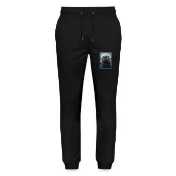 Lions de mer Lion de mer - Pantalon de jogging bio MOVER Stanley/Stella unisexe - noir - Devant - Marisol (170cm) & Nik (191cm)