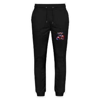 Dog Boxers Dog Pet Boxing - Stanley/Stella Mover Unisex Organic Jogging Trousers - black - Front - Marisol (170cm) & Nik (191cm)