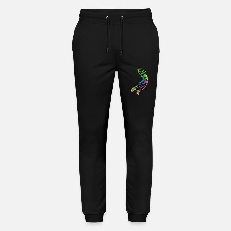 Dunk de basket-ball - Pantalon de jogging bio MOVER Stanley/Stella unisexe - noir
