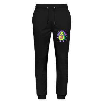 Avocat astronaute dans l’espace - Pantalon de jogging bio MOVER Stanley/Stella unisexe - noir - Devant - Marisol (170cm) & Nik (191cm)
