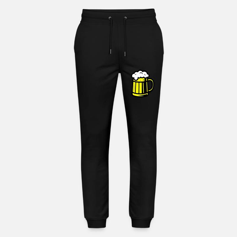 Bier Glas Bierkrug - Stanley/Stella Unisex Bio Jogginghose Mover  - Schwarz