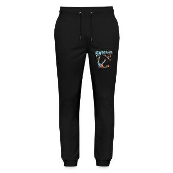SCHIFFANKER MATROSE - Stanley/Stella Unisex Bio Jogginghose Mover  - Schwarz - Vorne - Marisol (170cm) & Nik (191cm)