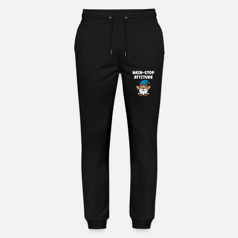 Zwerg - Stanley/Stella Unisex Bio Jogginghose Mover  - Schwarz