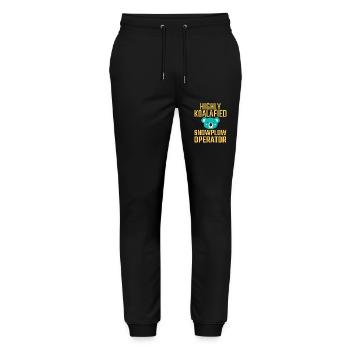 Snowplow Operator Koalafied - Stanley/Stella Mover Unisex Organic Jogging Trousers - black - Front - Marisol (170cm) & Nik (191cm)