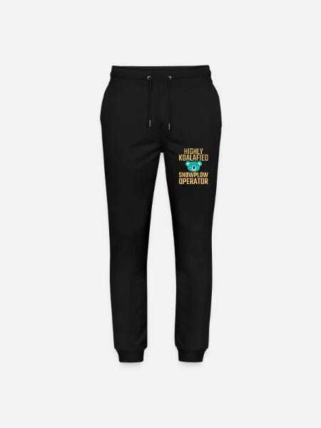 Snowplow Operator Koalafied - Stanley/Stella Mover Unisex Organic Jogging Trousers - black