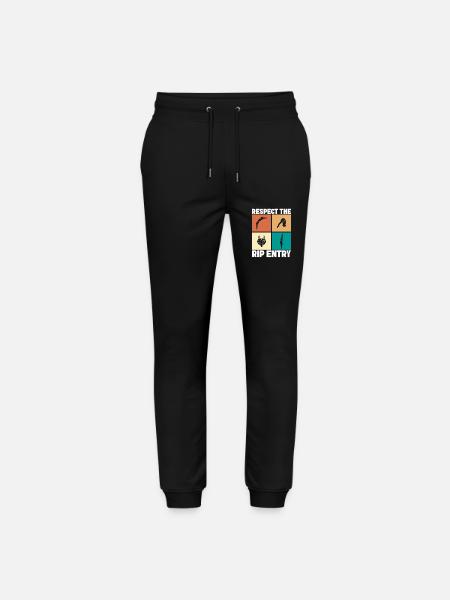 Diving diving board - Stanley/Stella Mover Unisex Organic Jogging Trousers - black