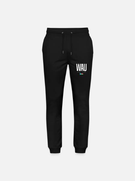 Wau South Sudan - Stanley/Stella Mover Unisex Organic Jogging Trousers - black