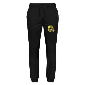 Tennis Witch Player Funny Halloween Design - Stanley/Stella Mover Unisex Organic Jogging Trousers - black - Front - Marisol (170cm) & Nik (191cm)