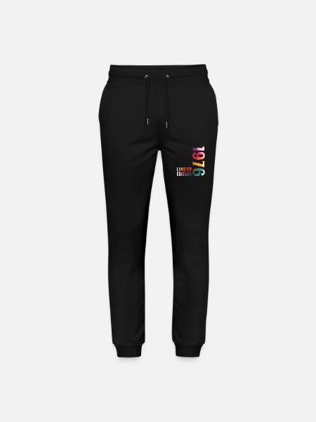 49. Geburtstag Original Jahrgang 1976 - Stanley/Stella Unisex Bio Jogginghose Mover - Schwarz
