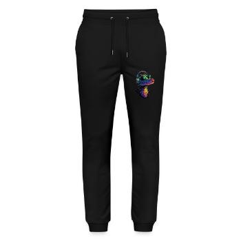 Crocodile Alligator Reptile Crocodile Love Crocodiles - Stanley/Stella Mover Unisex Organic Jogging Trousers - black - Front - Marisol (170cm) & Nik (191cm)