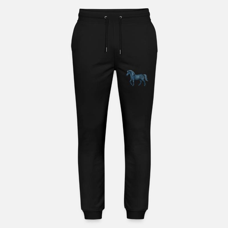 Pferd Denim - Stanley/Stella Unisex Bio Jogginghose Mover  - Schwarz