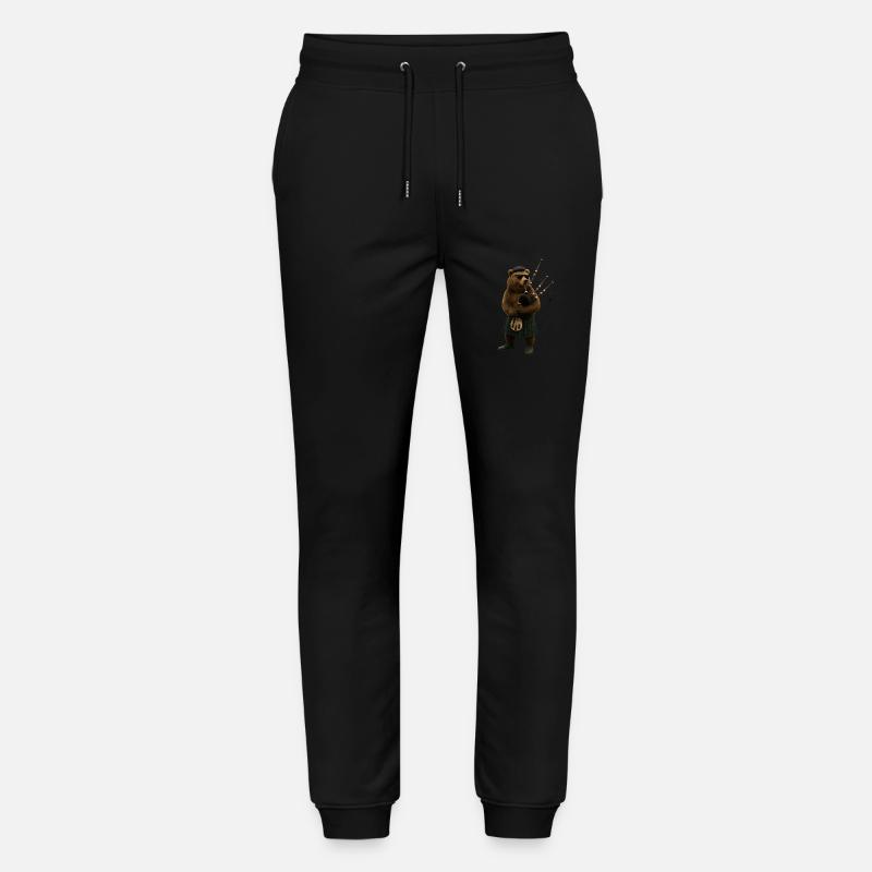 Bär Dudelsack - Stanley/Stella Unisex Bio Jogginghose Mover  - Schwarz