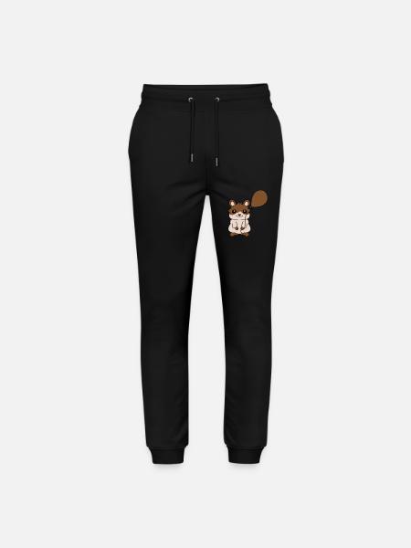 Luftballon Hamster Geschenkidee Comic - Stanley/Stella Unisex Bio Jogginghose Mover - Schwarz