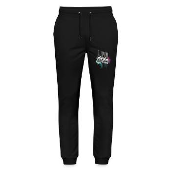 Braaab Single Throttle System Kit - Stanley/Stella Mover Unisex Organic Jogging Trousers - black - Front - Marisol (170cm) & Nik (191cm)