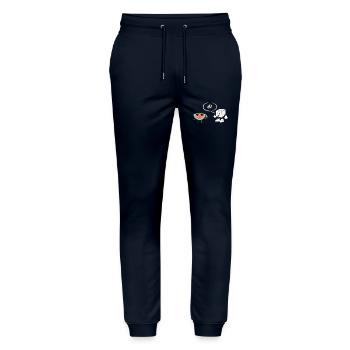 Watermelon Sugar Hi - Stanley/Stella Unisex Bio Jogginghose Mover  - Navy - Vorne - Marisol (170cm) & Nik (191cm)