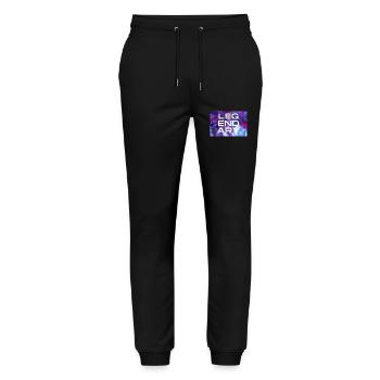 Legendary Design - Stanley/Stella Mover Unisex Organic Jogging Trousers - black - Front - Marisol (170cm) & Nik (191cm)