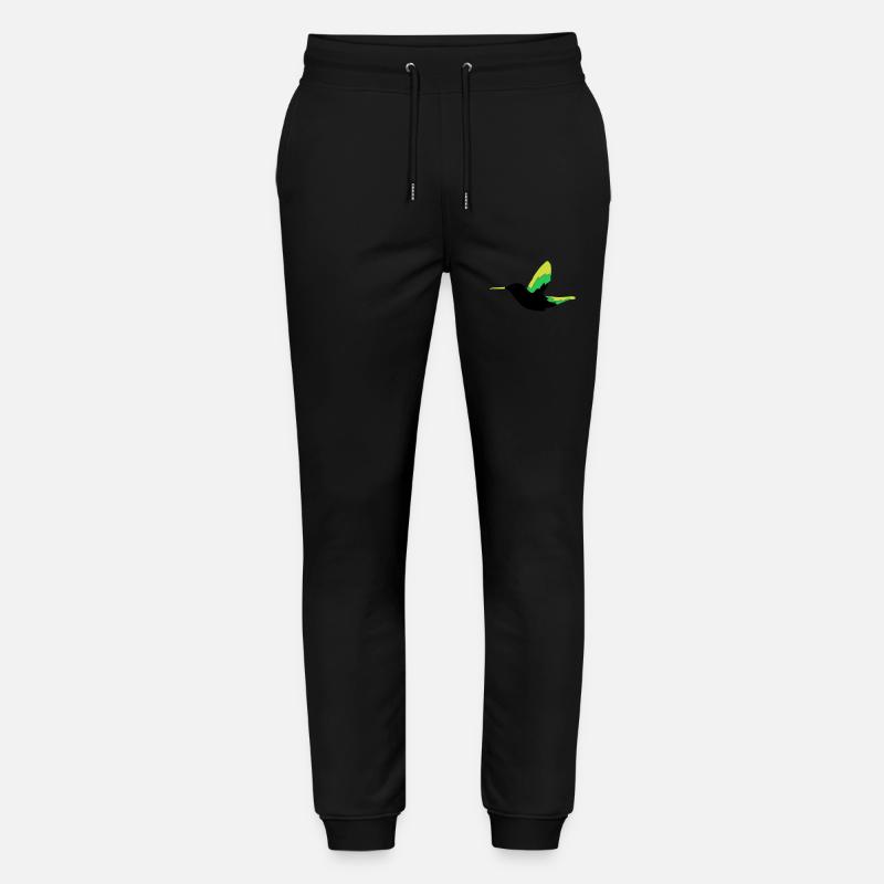 Colibri Oiseau - Pantalon de jogging bio MOVER Stanley/Stella unisexe - noir