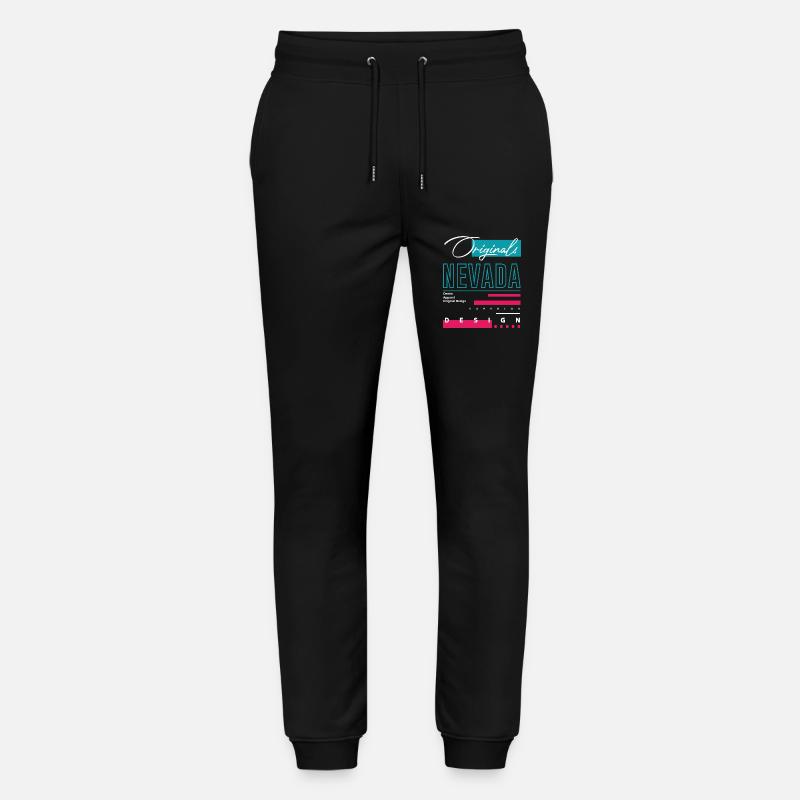 Nevada - Stanley/Stella Unisex Bio Jogginghose Mover  - Schwarz