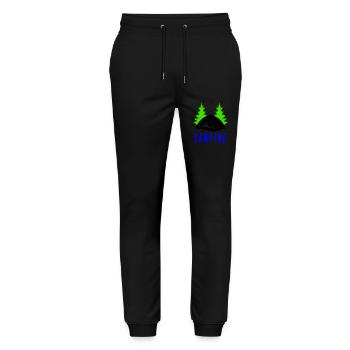 camping - Stanley/Stella Mover Unisex Organic Jogging Trousers - black - Front - Marisol (170cm) & Nik (191cm)