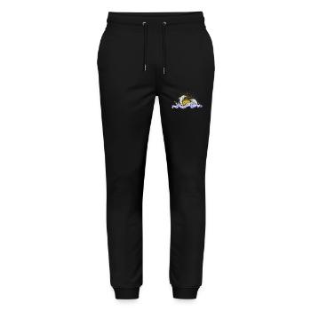 Delphine - Stanley/Stella Unisex Bio Jogginghose Mover  - Schwarz - Vorne - Marisol (170cm) & Nik (191cm)