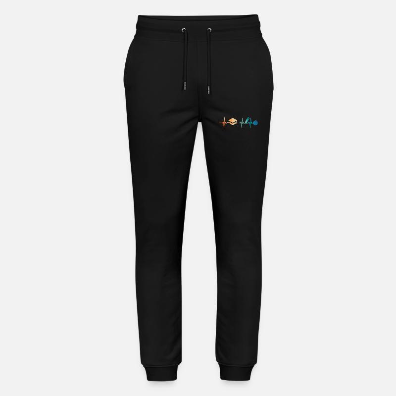 Heartbeat-Unterricht - Stanley/Stella Unisex Bio Jogginghose Mover  - Schwarz