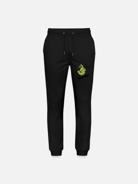 strong mosquito bee - Stanley/Stella Mover Unisex Organic Jogging Trousers - black
