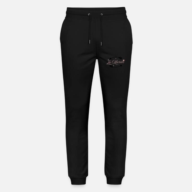 la mariée rose flèche - Pantalon de jogging bio MOVER Stanley/Stella unisexe - noir