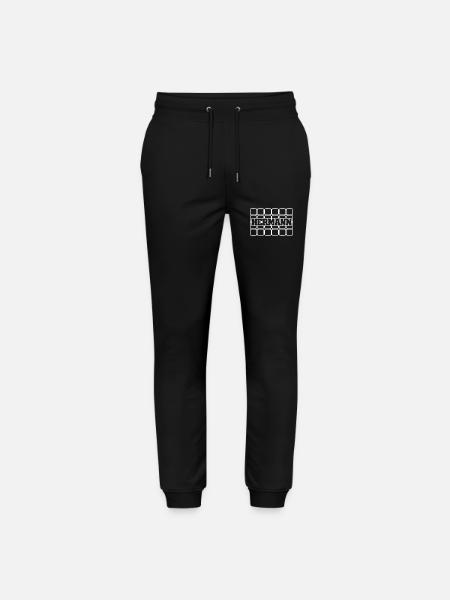 Men's name Hermann - Stanley/Stella Mover Unisex Organic Jogging Trousers - black