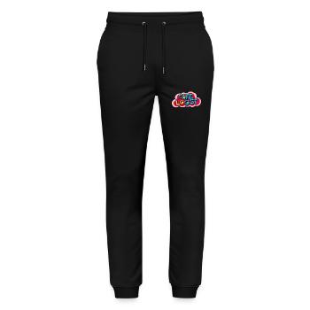 Sicheres Beuten - Stanley/Stella Unisex Bio Jogginghose Mover  - Schwarz - Vorne - Marisol (170cm) & Nik (191cm)