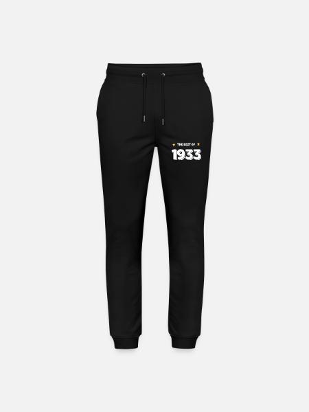 Best of 1933 - Stanley/Stella Mover Unisex Organic Jogging Trousers - black