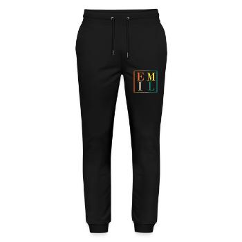 Emil - Stanley/Stella Mover Unisex Organic Jogging Trousers - black - Front - Marisol (170cm) & Nik (191cm)