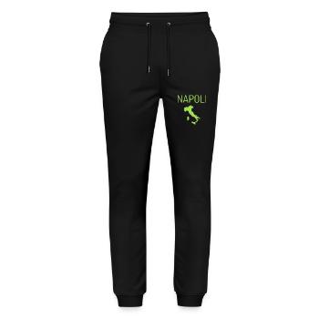 Napoli - Stanley/Stella Mover Unisex Organic Jogging Trousers - black - Front - Marisol (170cm) & Nik (191cm)
