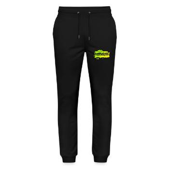 Motocross - Stanley/Stella Mover Unisex Organic Jogging Trousers - black - Front - Marisol (170cm) & Nik (191cm)