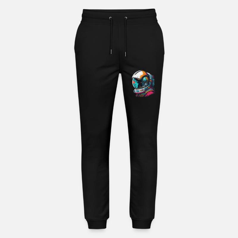 Astronaute abstrait dans l’espace - Pantalon de jogging bio MOVER Stanley/Stella unisexe - noir