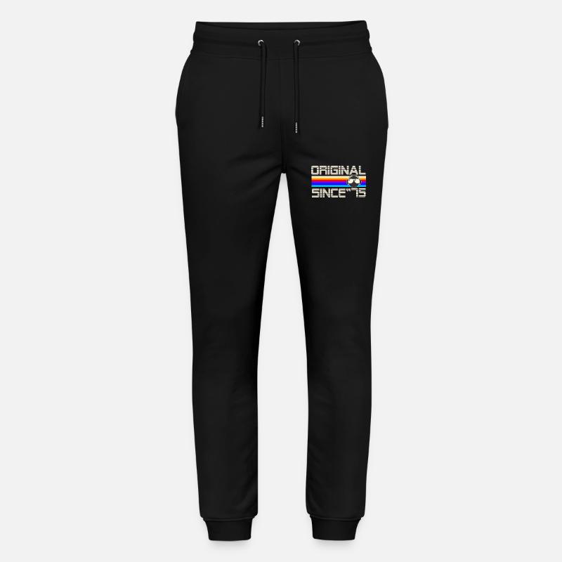 Seit 75 - Stanley/Stella Unisex Bio Jogginghose Mover  - Schwarz