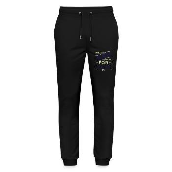book fan gift idea movies book keeper shirt animal - Stanley/Stella Mover Unisex Organic Jogging Trousers - black - Front - Marisol (170cm) & Nik (191cm)