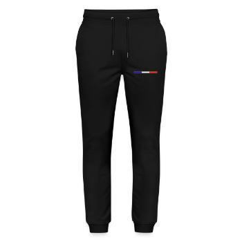 Rectangle 1 - Pantalon de jogging bio MOVER Stanley/Stella unisexe - noir - Devant - Marisol (170cm) & Nik (191cm)