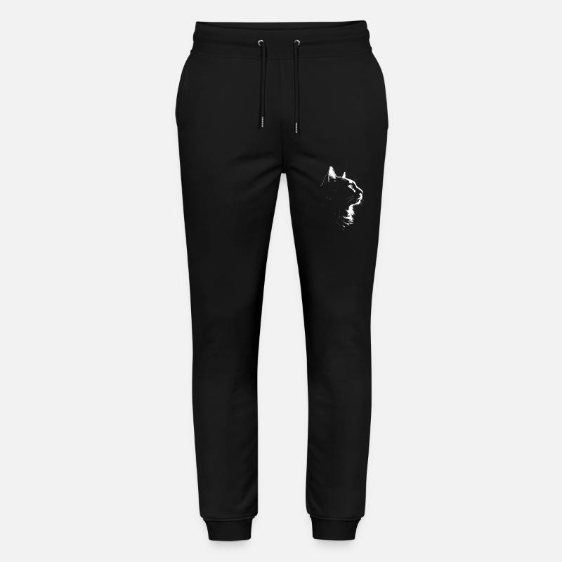 Katze, katzenmotiv - Stanley/Stella Unisex Bio Jogginghose Mover - Schwarz