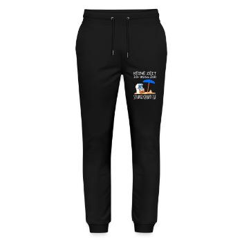 Beach chair holiday - Stanley/Stella Mover Unisex Organic Jogging Trousers - black - Front - Marisol (170cm) & Nik (191cm)